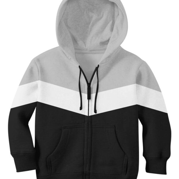 Men & Women Colorblock Fleece Jacket