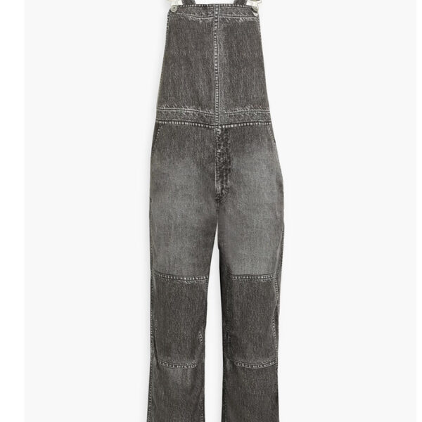 RAG & BONE Black Magic denim-effect printed overalls