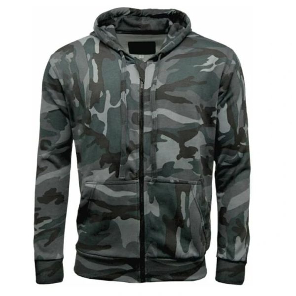 Camouflage Zip Hoodie