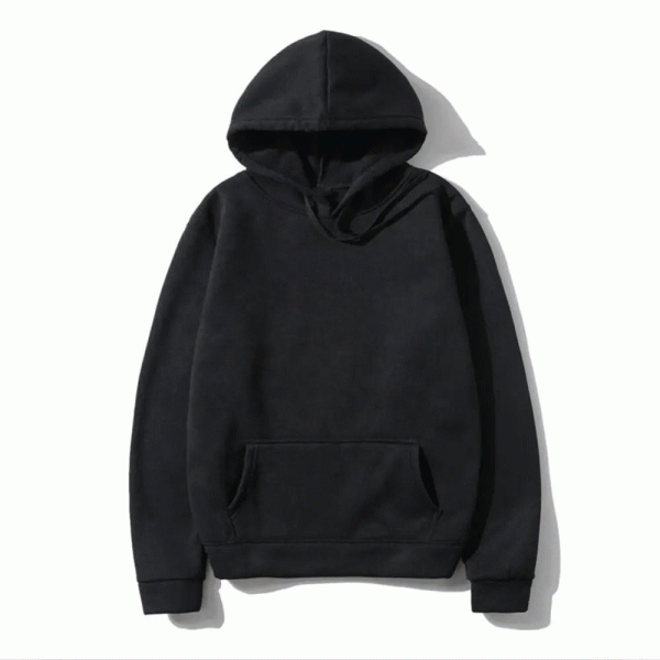 Manufacturer's Regular Fit Men's Winter Hoodie 400g Polyester/Cotton Thick Customized Front Logo Design High Quality Windproof