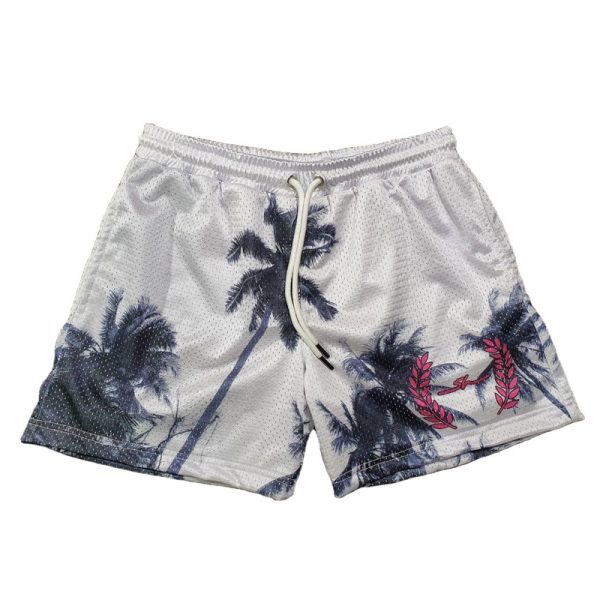 Custom Sublimated Streetwear Mesh Shorts Basketball Mesh Shorts Beach Board Summer Mesh Shorts