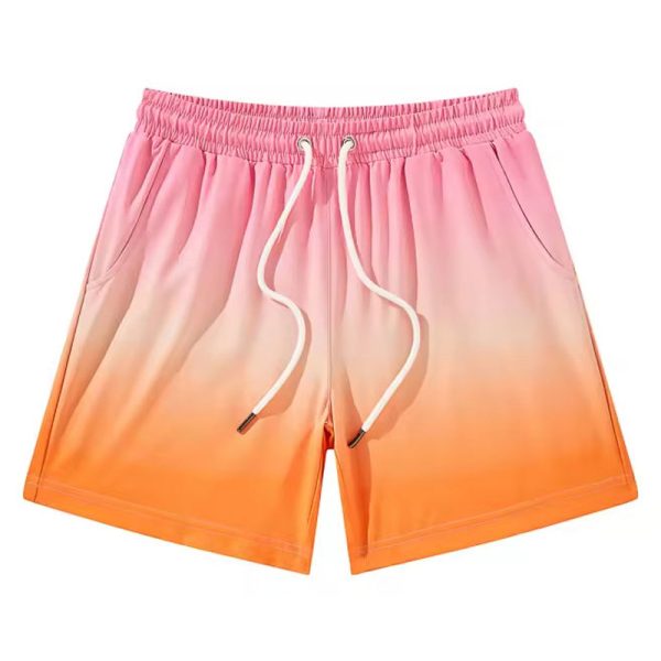 Custom Logo Beachwear Sublimation Short Summer Sublimation Sports Men's Shorts Gym Outdoor Fitness Jogger Quick Drying Shorts